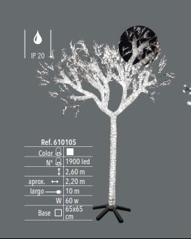 Árboles luminosos LED