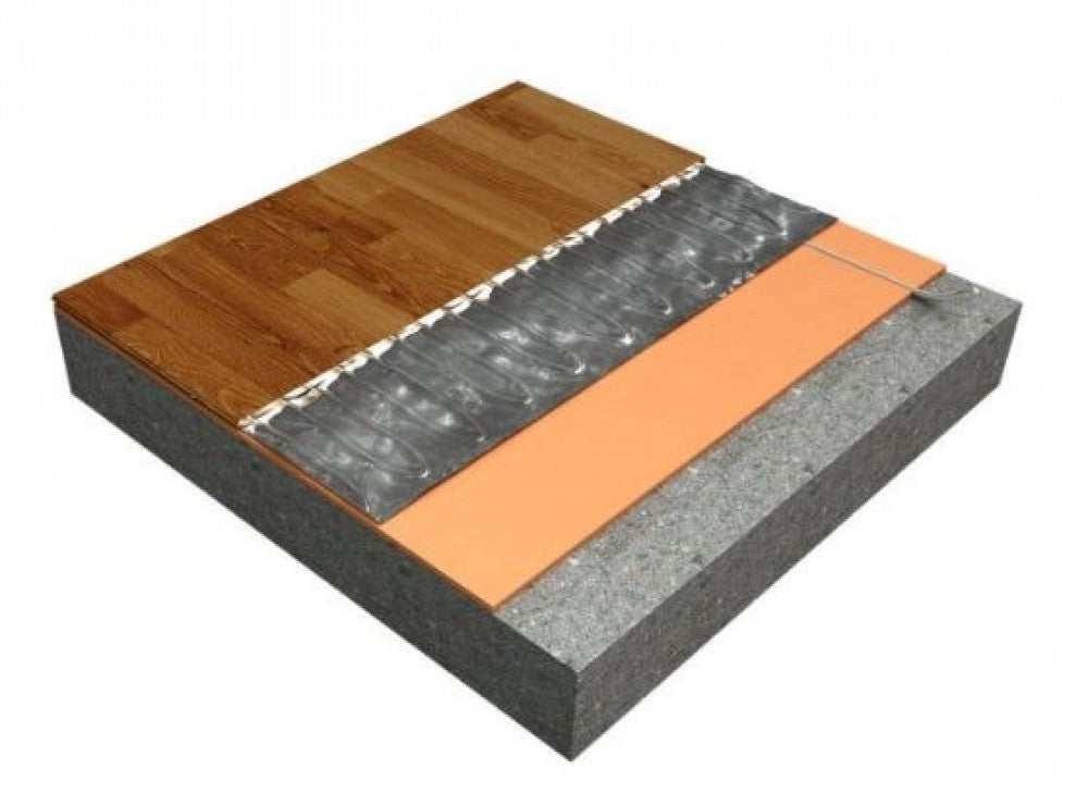 Manta de aluminio Ceilhit AL 140 W/m² para suelo laminado, de 140 a 1400 W