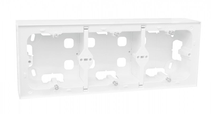 Caja de superficie triple para 3 elementos Logus 90 Efapel