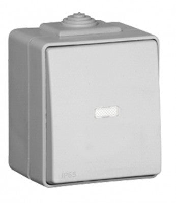 Conmutador luminoso Efapel serie Estanca 48 IP65