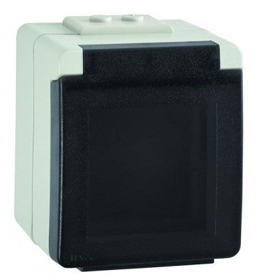 Caja estanca con tapa para mecanismos Mec Q45 Efapel serie Estanca 48 IP65