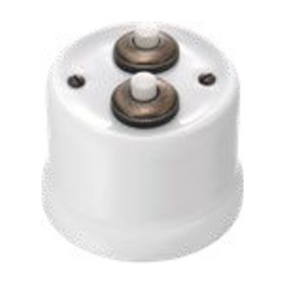 Pulsador doble de botón 10AX 250 V~/24 V DC Fontini Garby