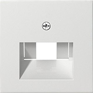 Toma de teléfono RJ45 Cat 3 Gira Standard 55 blanco brillo, blanco mate o crema – mecanismo + tapa