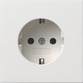 Base de enchufe Schuko Gira F100 blanco brillo – ref. 418370
