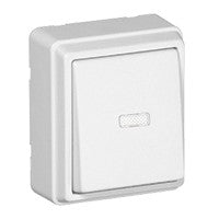 Conmutador luminoso Efapel serie 3700 de superficie