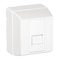 Toma de datos RJ45 Cat. 6 UTP Efapel serie 3700 de superficie