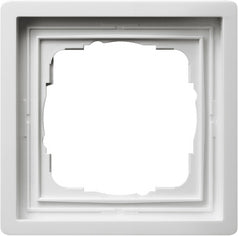 Marco de 1 elemento Gira F100 blanco brillo – ref. 0211112