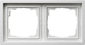 Marco de 2 elementos Gira F100 blanco brillo – ref. 0212112