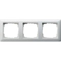 Marco de 3 elementos Gira Standard 55 blanco brillo, blanco mate o crema