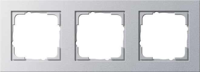 Marco de 3 elementos Gira E2 aluminio – ref. 021325