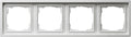 Marco de 4 elementos Gira F100 blanco brillo – ref. 0214112