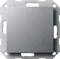 Tapa ciega con anillo de fijación Gira E2 aluminio – ref. 026826