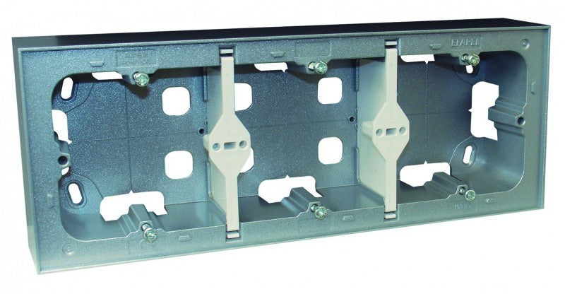 Caja de superficie triple para 3 elementos Logus 90 Efapel