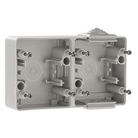 Base doble horizontal para unir dos cajas Efapel serie Estanca 48 IP65