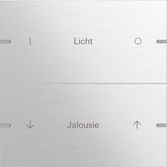 Juego de tecla basculante de 2 elementos personalizable para sensor táctil 4.95 Gira – 10 colores