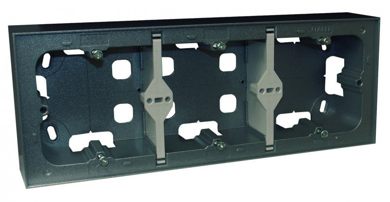 Caja de superficie triple para 3 elementos Logus 90 Efapel