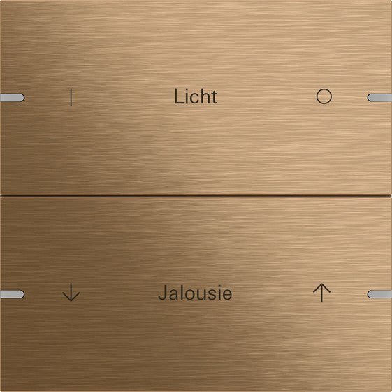 Juego de tecla basculante de 2 elementos personalizable para sensor táctil 4.95 Gira – 10 colores