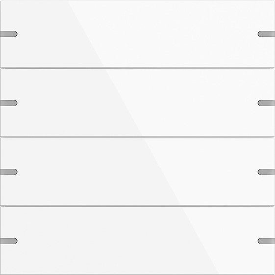 Juego de tecla basculante de 4 elementos para sensor táctil 4.95 Gira – 11 colores