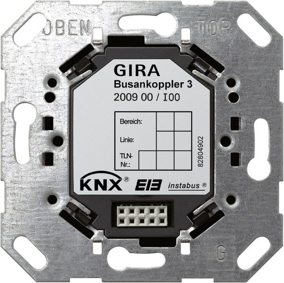 Mecanismo de acoplador de bus 3 con conexión para sonda externa para KNX Gira – ref. 200900
