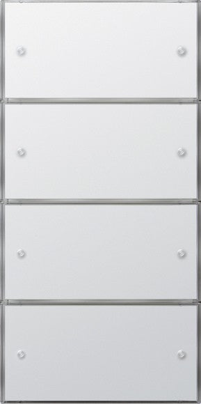 Sensor táctil 3 Komfort de 4 elementos (2+2) para KNX System 70 (Gira F100) Gira – ref. 2035112