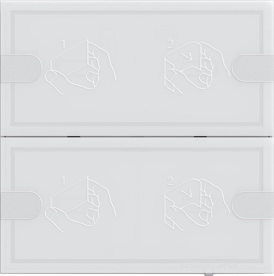 Sensor táctil 4.95 Komfort de 2 elementos para Gira One y KNX Gira – Blanco Brillo o Antracita