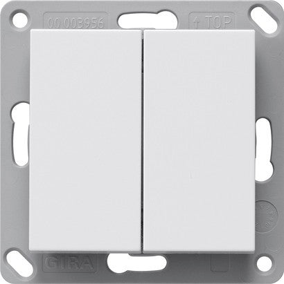 Transmisor de pared RF de 2 elementos para KNX Gira – 7 colores