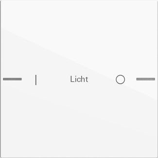 Juego de tecla basculante de 1 elemento personalizable para sensor táctil 4.55 Gira – 8 colores