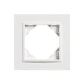 Marco de 1 elemento Logus 90 Animato blanco Efapel – ref. 90910TBB