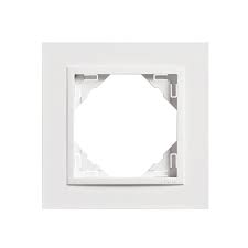 Marco de 1 elemento Logus 90 Animato blanco Efapel – ref. 90910TBB