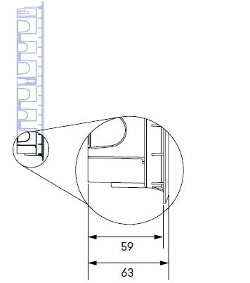 Caja de suelo 12 módulos Efapel