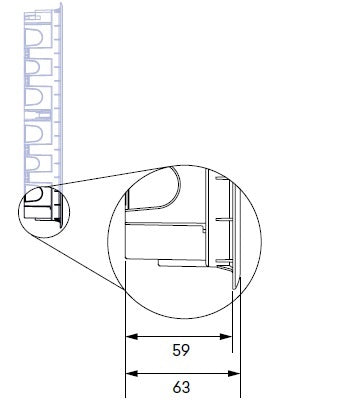 Caja de suelo 16 módulos Efapel