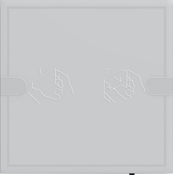 Sensor táctil 4.95 Komfort de 1 elemento para Gira One y KNX Gira – Blanco Brillo o Antracita