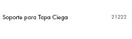 Soporte para tapa ciega Efapel Mec 21 – ref. 21222
