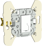 Toma de teléfono RJ11 4 conductores Efapel Mec 21 – ref. 21252SBR