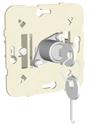Pulsador con llave Efapel Mec 21 – ref. 21351