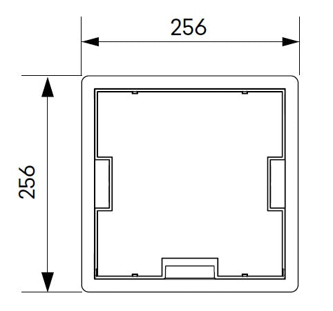 Caja de suelo 16 módulos Efapel