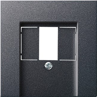 Cargador USB doble tipo A/C Gira E2 blanco mate o antracita – mecanismo + tapa
