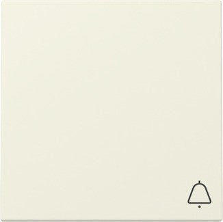 Pulsador de timbre con símbolo de campana Gira Standard 55 blanco brillo, blanco mate o crema – mecanismo + tecla