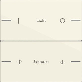 Juego de tecla basculante de 2 elementos personalizable para sensor táctil 4.55 Gira – 8 colores