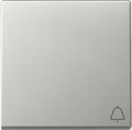 Pulsador de timbre con símbolo de campana Gira E2 acero inoxidable – ref. 315100 + 3286600