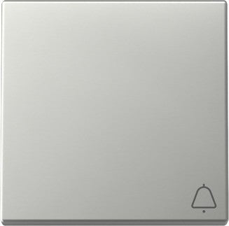 Pulsador de timbre con símbolo de campana Gira E2 acero inoxidable – ref. 315100 + 3286600