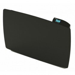 Emisor seco de cristal Ducasa Vitro 1600 Ducaheat negro, 1600 W