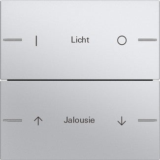 Juego de tecla basculante de 2 elementos personalizable para sensor táctil 4.55 Gira – 8 colores