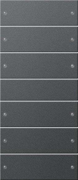 Juego de tecla basculante de 6 elementos (3+3) System 55 Gira – 8 colores