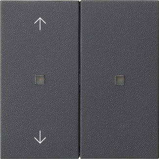 Módulo de superficie de mando RF Multi de 2 elementos símbolos de flecha para KNX Gira – 7 colores