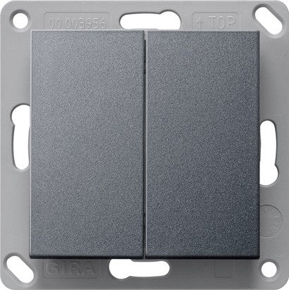 Transmisor de pared RF de 2 elementos para KNX Gira – 7 colores