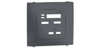 Tapa para mando general de persianas con infrarrojos Apolo 5000 grafito Efapel – ref. 50311TGR