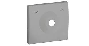 Tapa para pulsador con llave Apolo 5000 plata Efapel – ref. 50351TPR