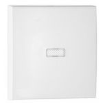 Tecla para pulsador luminoso o con piloto Apolo 5000 blanco mate Efapel – ref. 50602TBM
