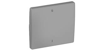 Tecla para interruptor bipolar Apolo 5000 plata Efapel – ref. 50608TPR